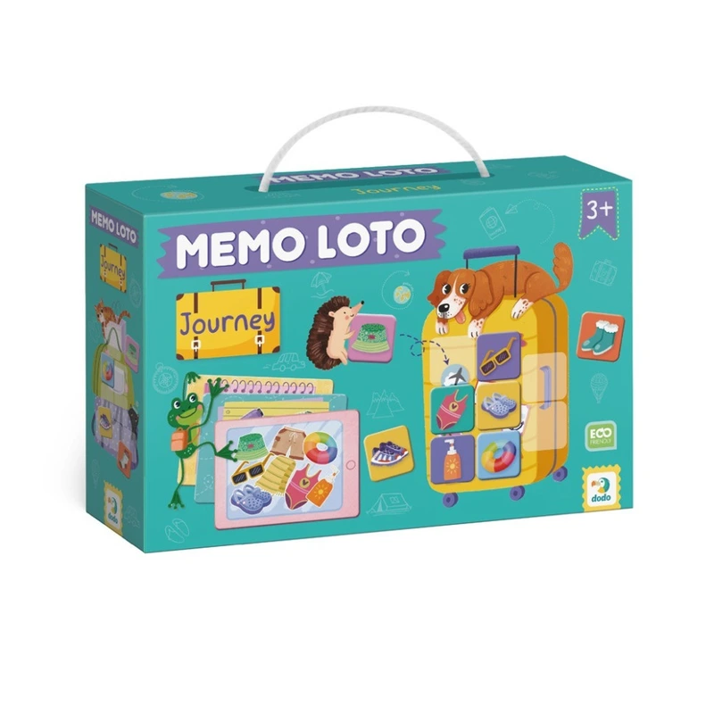 Настільна гра-лото "Збираємось у подорож" 301227, 32 фішки — DoDo Toys