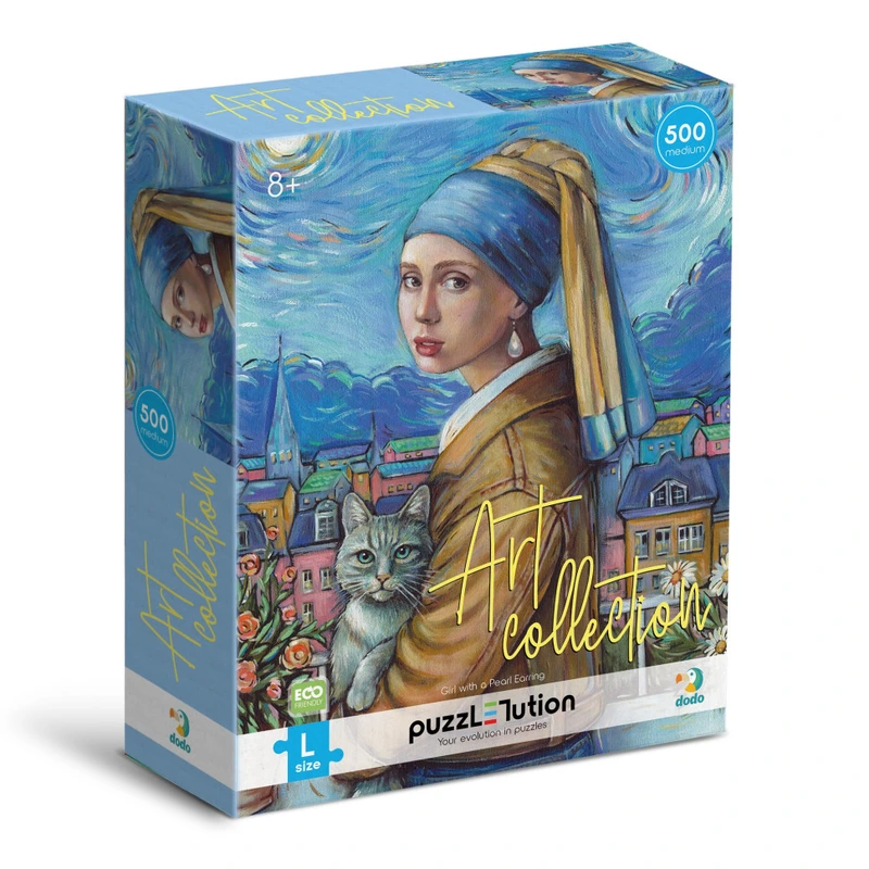 Пазл "Art: Дівчина з перловою сережкою" 300680, 500 елементів — DoDo Toys