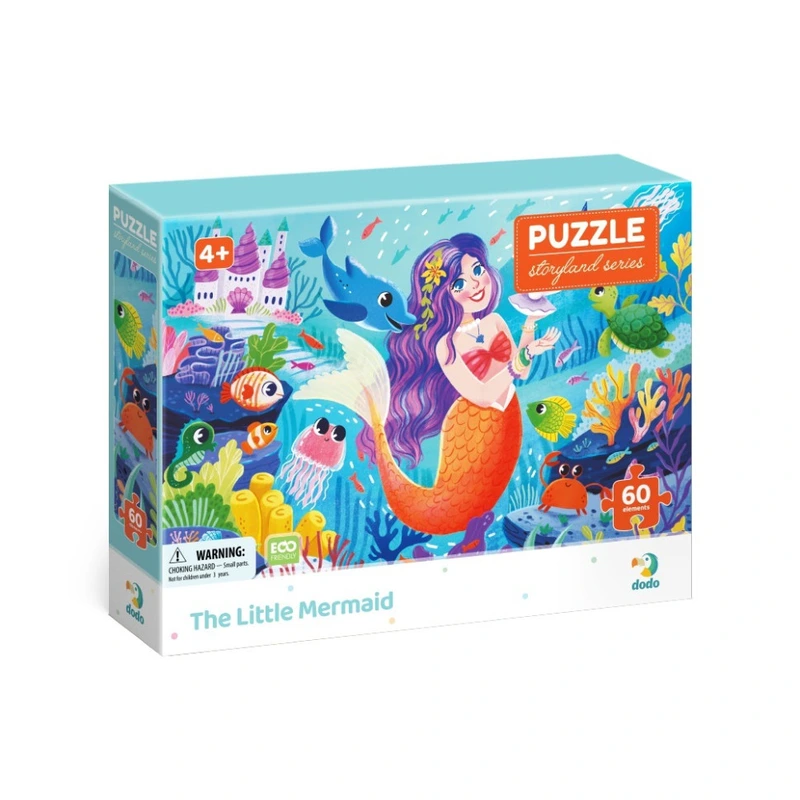 Пазл дитячий "Русалонька" DoDo Toys 300712, 60 елементів