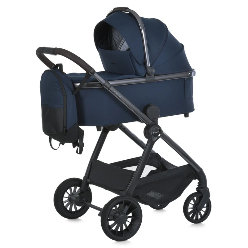 Дитяча універсальна коляска 2 в 1 RIVIERA ME 1183 Iris Blue — El Camino