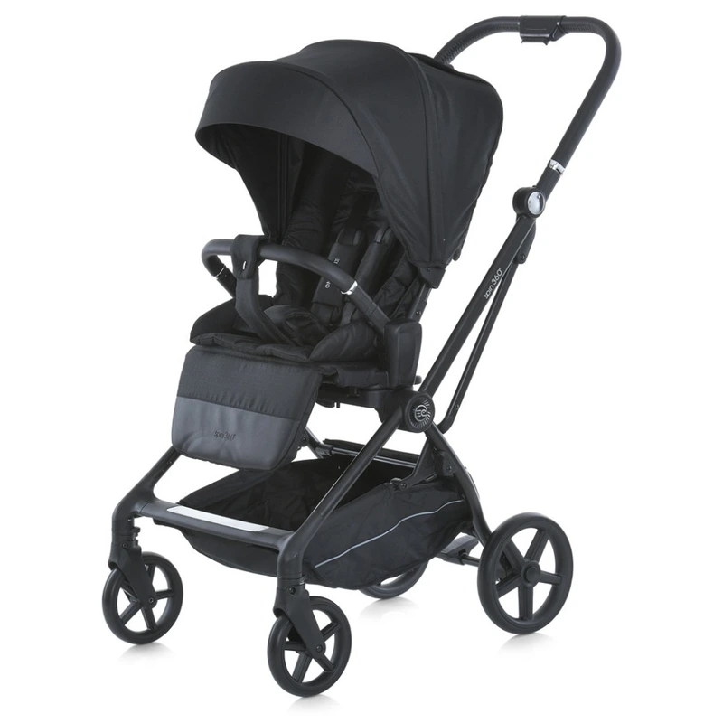 Коляска дитяча прогулянкова SPIN 360 ME 1138 Black — El Camino