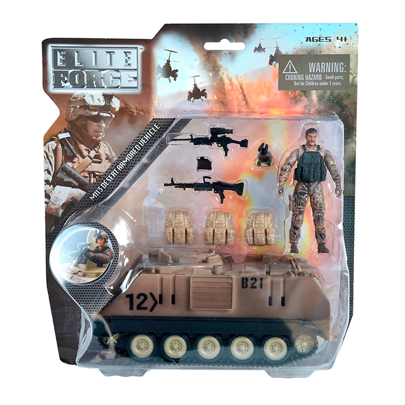 Ігровий набір ELITE FORCE —БРОНЕТРАНСПОРТЕР M113 (БТР, фігурка, аксес.) — Elite Force