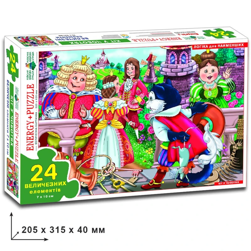 Дитячі пазли "Кіт у чоботях" 82135 на 24 елемента — Енергія Плюс