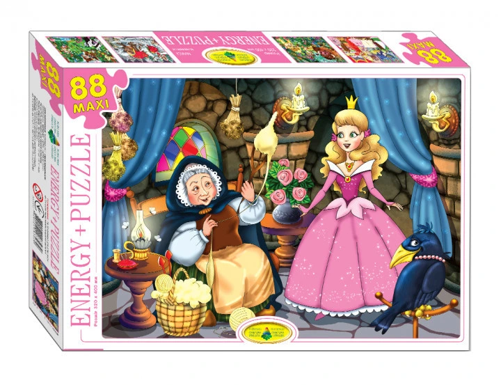 Дитячі пазли "Спляча красуня" 83439, 88 деталей