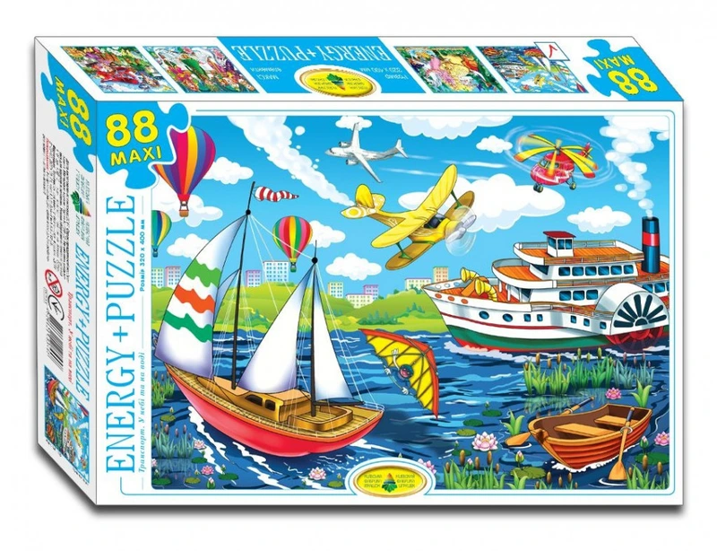 Дитячі пазли Транспорт. В небі і на воді 83446, 88 елементів