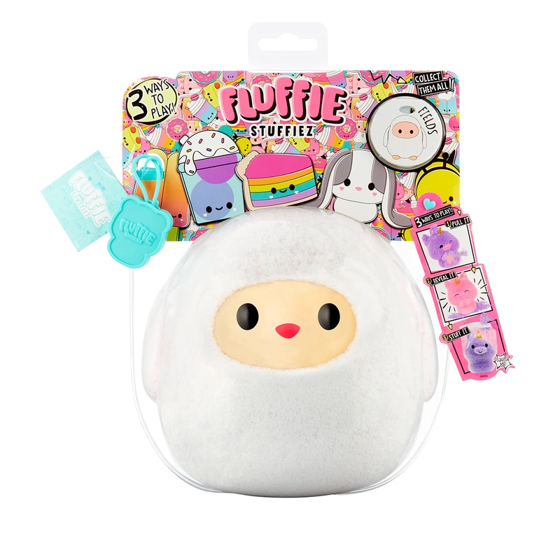 М’яка іграшка-антистрес FLUFFIE STUFFIEZ серії "Small Plush" – ОВЕЧКА — Fluffie Stuffiez