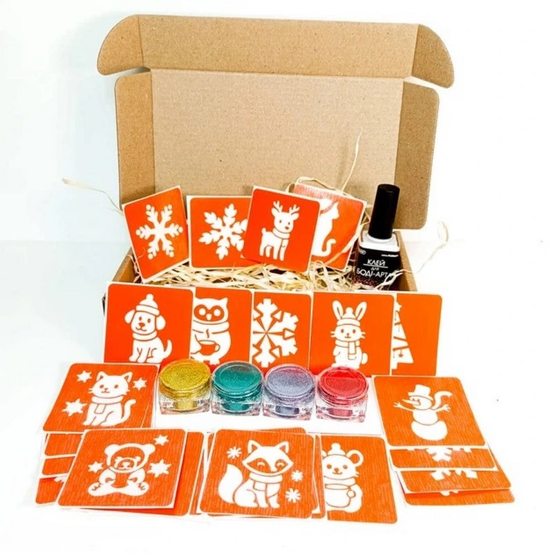 Набір для біо-тату "Зима - глітер" set-winter-glitter — Fresh Tattoo