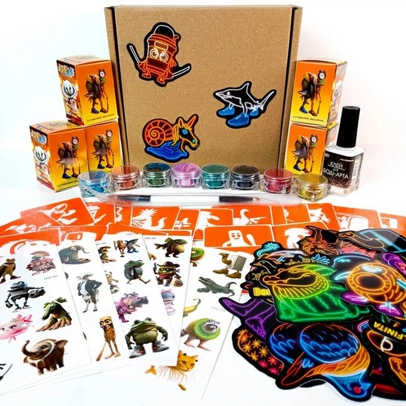 Подарунковий набір "Брейнрот" gift-box-brainrot-5kids — Fresh Tattoo