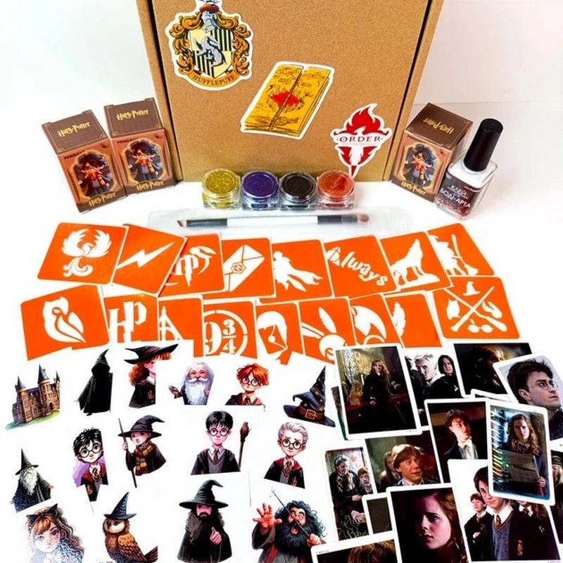 Подарунковий набір "Магічний подарунок від Гоґвортсу" gift-box-potter-3kids — Fresh Tattoo