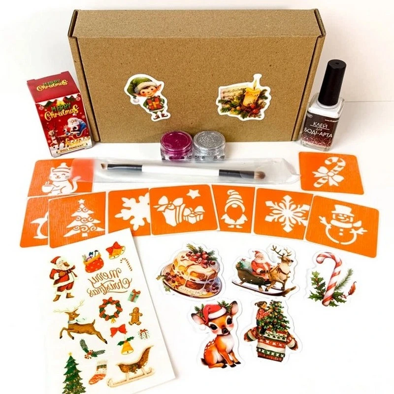 Подарунковий набір "Різдвяне диво: Чарівний Подарунок" gift-box-christmass-1kid — Fresh Tattoo