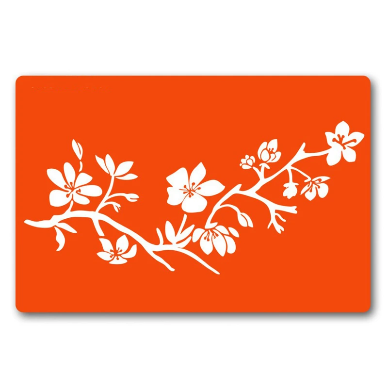 Трафарет для біо-тату Квіти fx094-24*34см, розмір 24х34 см