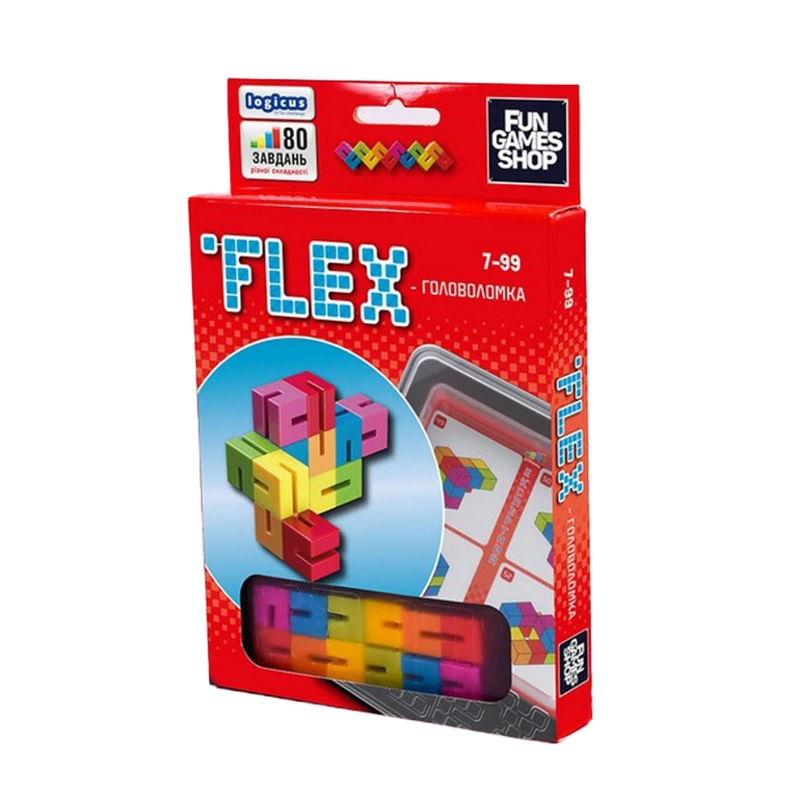 Дитяча гра головоломка "FLEX" FGS53 українською мовою — Fun Games Shop