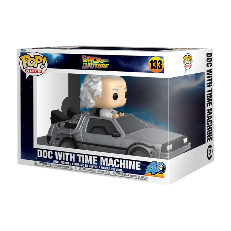Ігрова фігурка FUNKO POP! Rides серії "Назад у майбутнє" - ДОК У МАШИНІ ЧАСУ — Funko