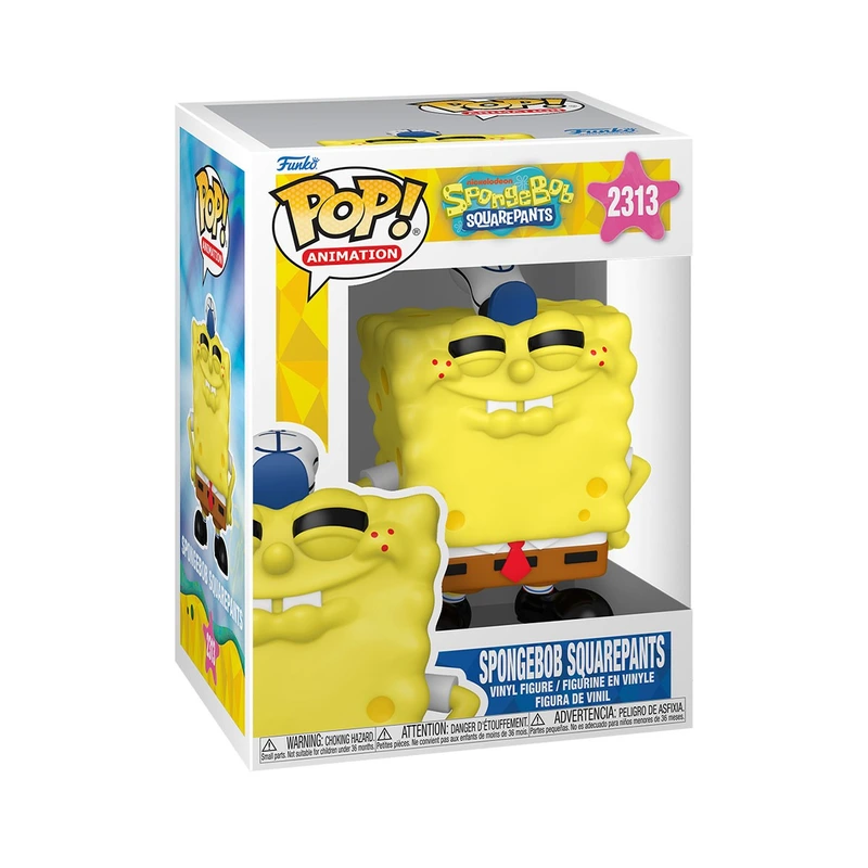 Ігрова фігурка FUNKO POP! серії "Губка Боб Квадратні Штани" - ГУБКА БОБ (ПОСМІХАЄТЬСЯ) — Funko