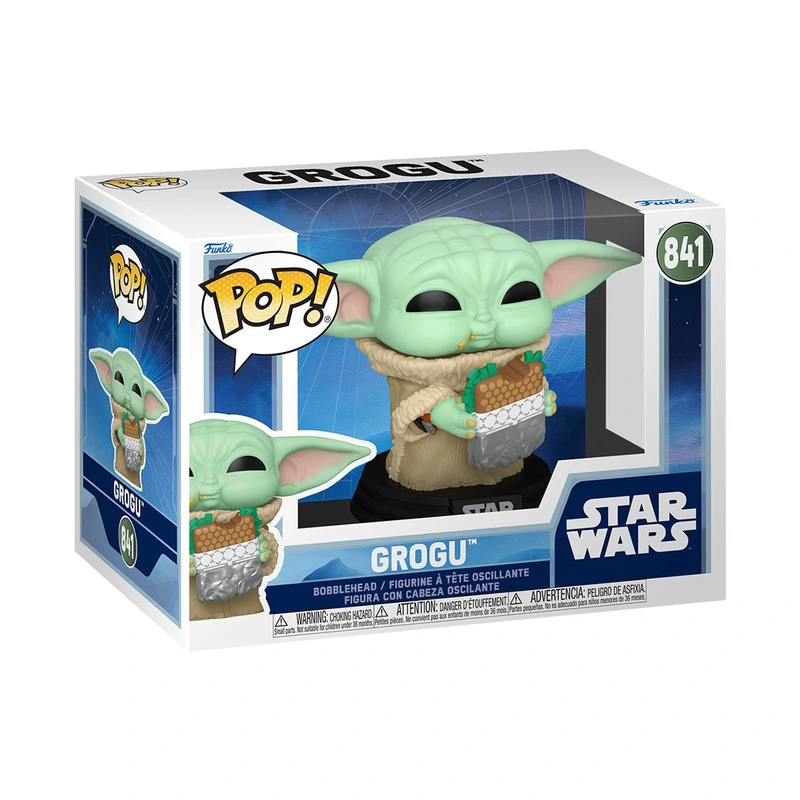 Ігрова фігурка FUNKO POP! серії "Мандалорець і Ґроґу" - ҐРОҐУ ІЗ СЕНДВІЧЕМ — Funko