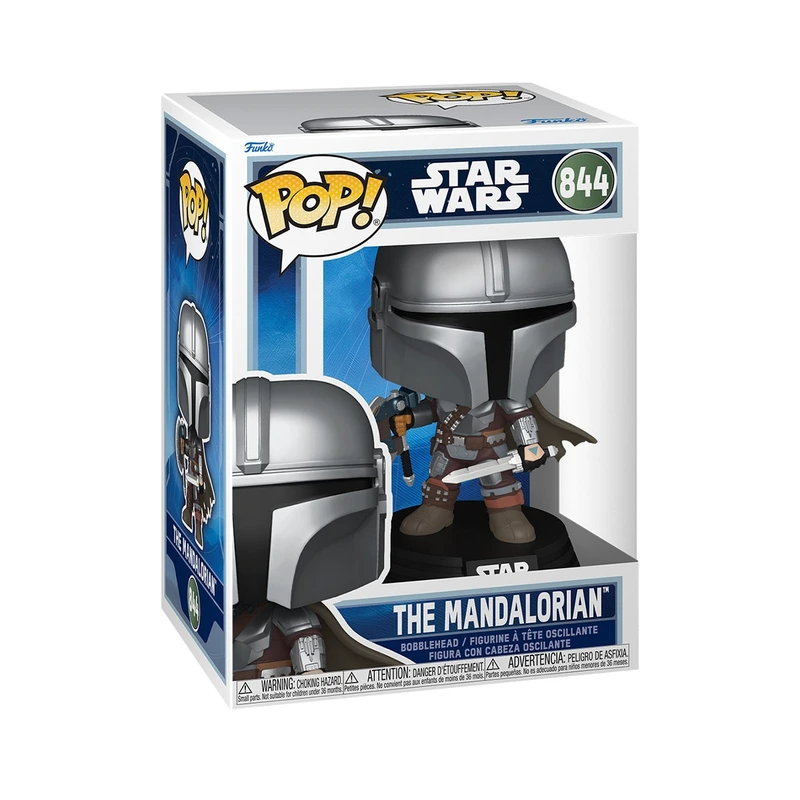 Ігрова фігурка FUNKO POP! серії "Мандалорець і Ґроґу" - МАНДАЛОРЕЦЬ ЗІ ЗБРОЄЮ — Funko