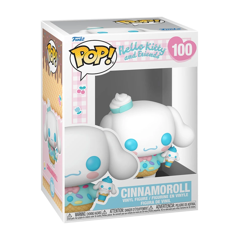 Ігрова фігурка FUNKO POP! серії "Sanrio: Hello Kitty" - СІННАМОРОЛЛ З МОРОЗИВОМ