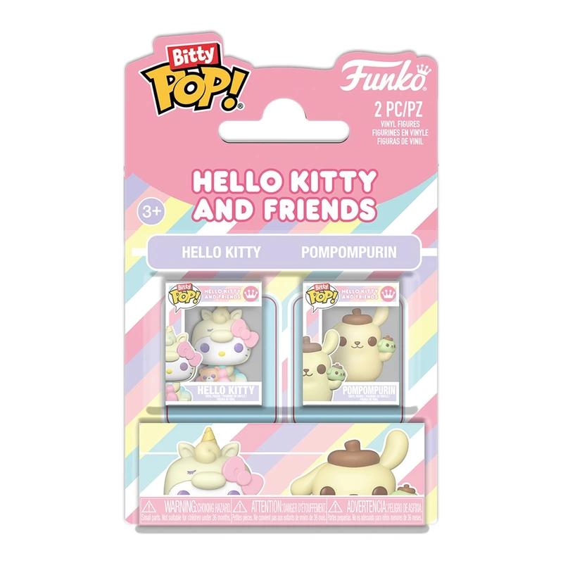 Набір ігрових фігурок BITTY POP! серії "Sanrio" - ХЕЛОУ КІТТІ ТА ПОМПОМПУРІН — Funko