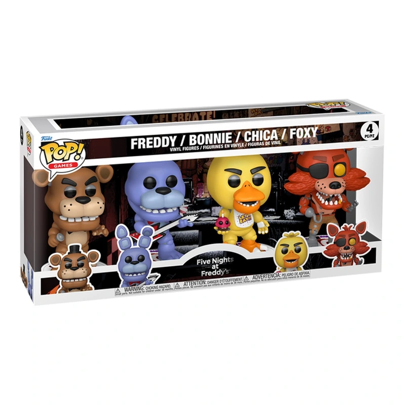Набір ігрових фігурок FUNKO POP! серії "5 ночей у Фредді" (4 фігурки) — Funko