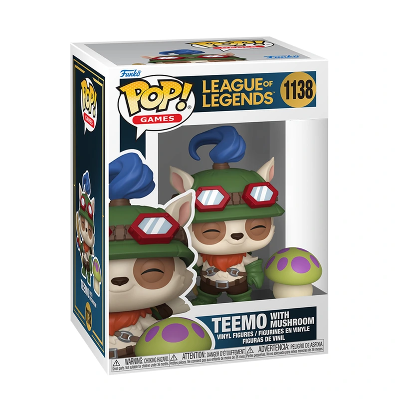 Набір ігрових фігурок FUNKO POP! серії "Ліга Легенд" - ТІМО З ОТРУЙНОЮ ПАСТКОЮ — Funko