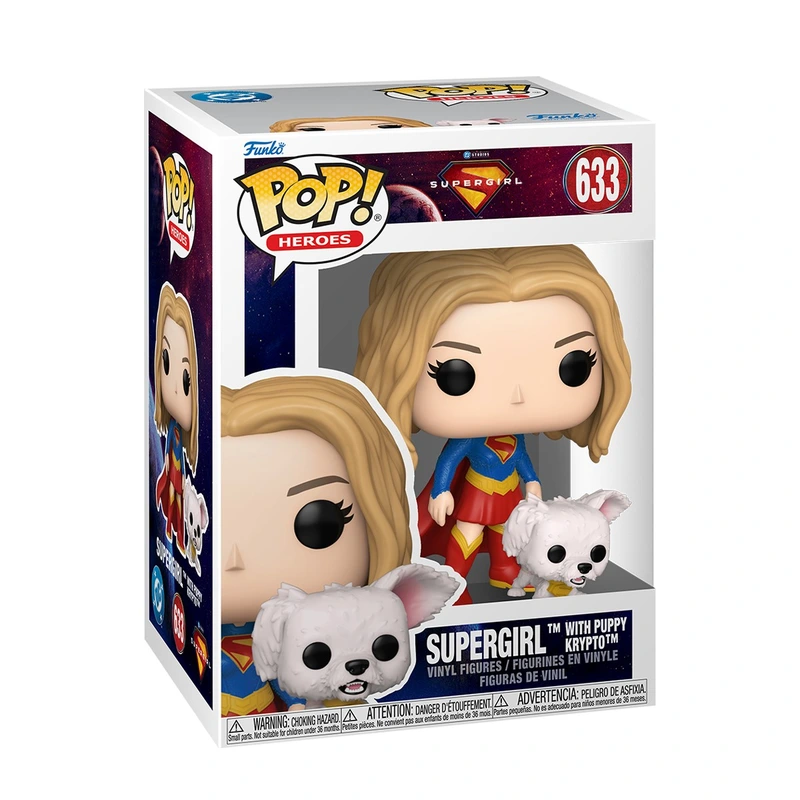 Набір ігрових фігурок FUNKO POP! серії "Суперґьорл" - СУПЕРҐЬОРЛ І КРИПТО СУПЕРПЕС — Funko