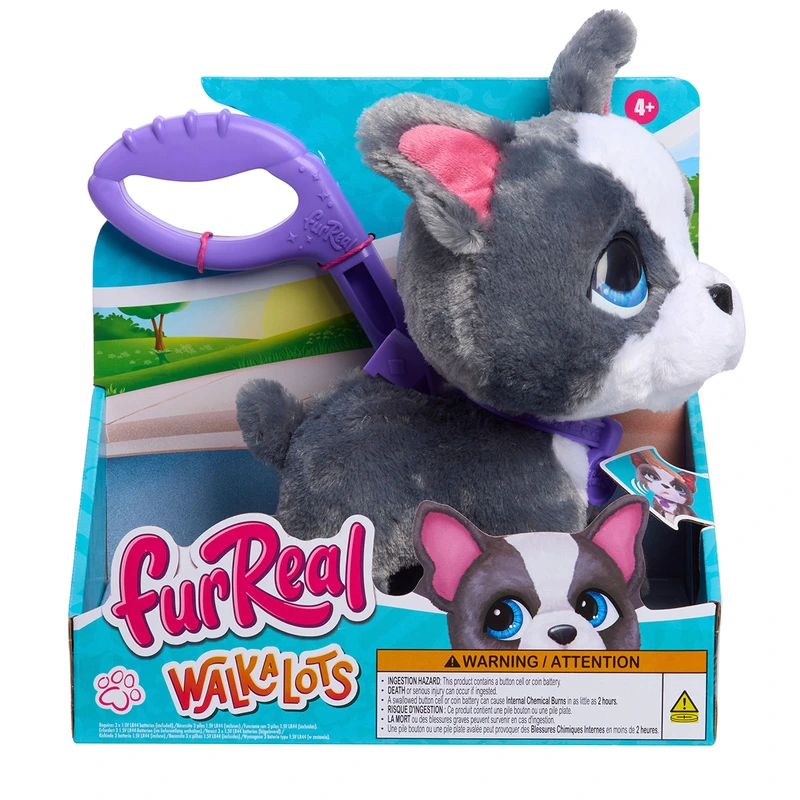 Інтерактивна іграшка FURREAL серії "Walk-a-Lots" – ФРАНЦУЗЬКИЙ БУЛЬДОГ — Furreal