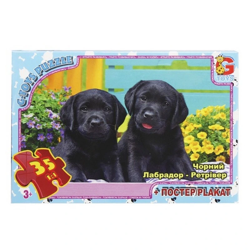 Дитячий пазл "Домашні улюбленці" AN145 постер 35 елементів