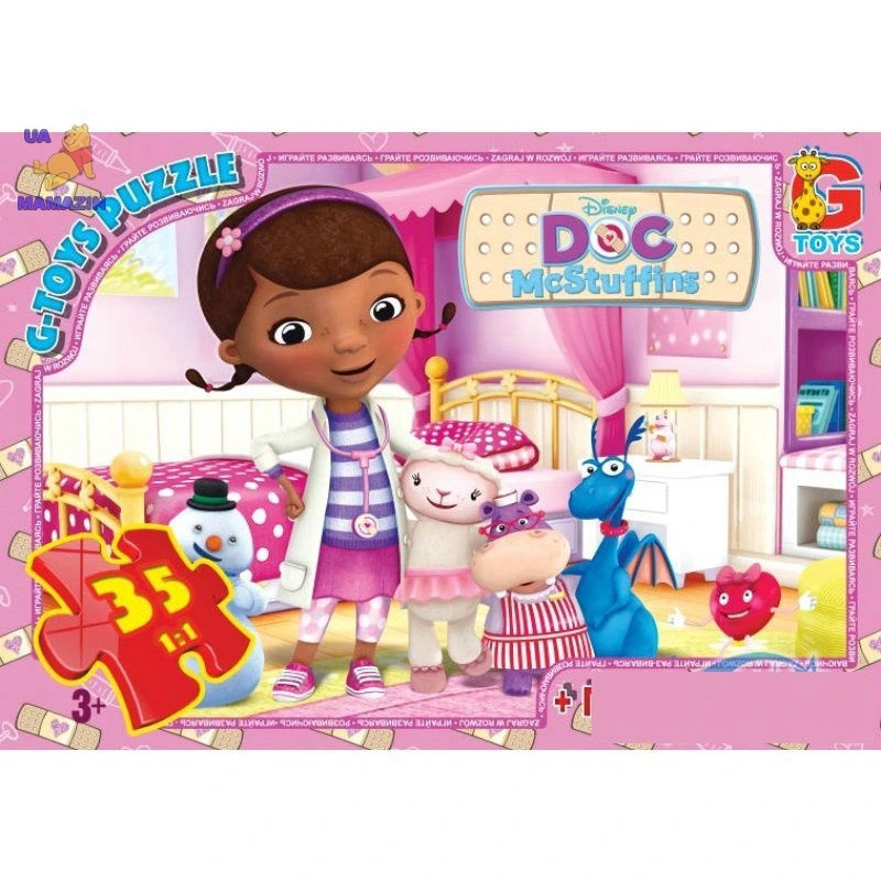 Дитячий пазл "Лікар Плюшева" DP00640 постер 35 елементів