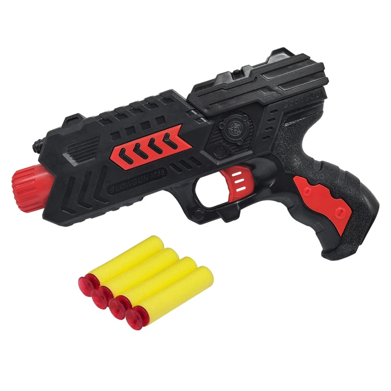 Бластер і мішень з підставкою "M55" з 4 м'якими патронами 930GG — Golden Gun