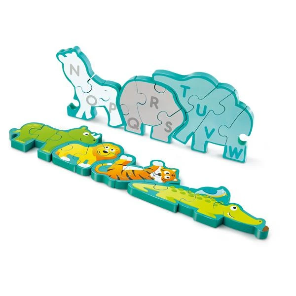 Дерев'яний пазл-алфавіт Hape Парад звірів 26 ел. (E1627) — Hape
