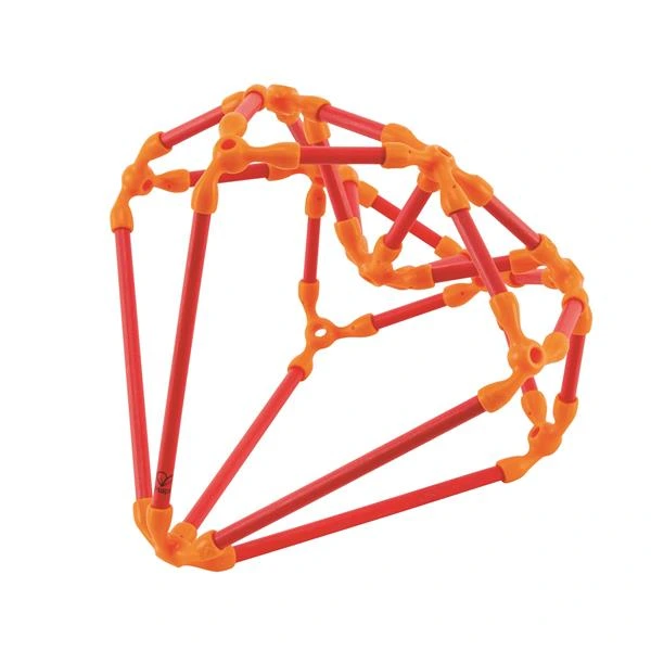 Конструктор Hape Flexistix Будівництво 66 деталей бамбуковий (E5567) — Hape