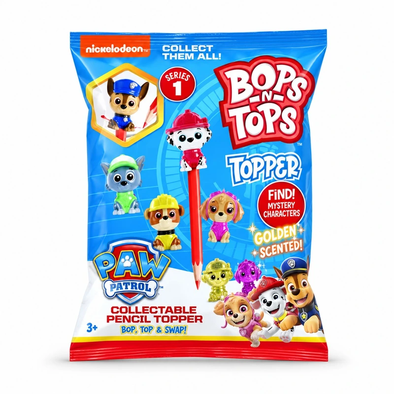 Колекційна фігурка-топер HTI серії "Bops & Tops" – ЩЕНЯЧИЙ ПАТРУЛЬ (в асорт.) — HTI