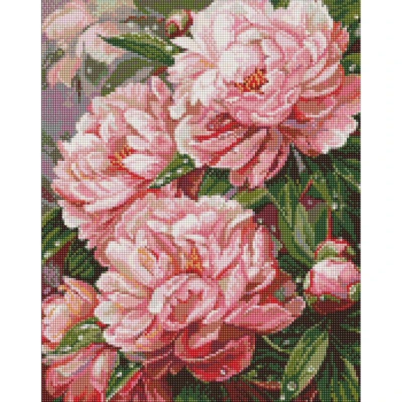 Алмазна мозаїка "Рожеве натхнення" ©art_selena_ua AMO20271, 40х50 см