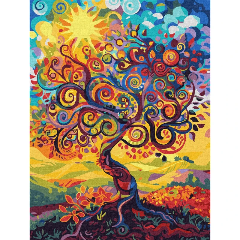 Картина за номерами "Древо буття" KHO5140, 30х40 см