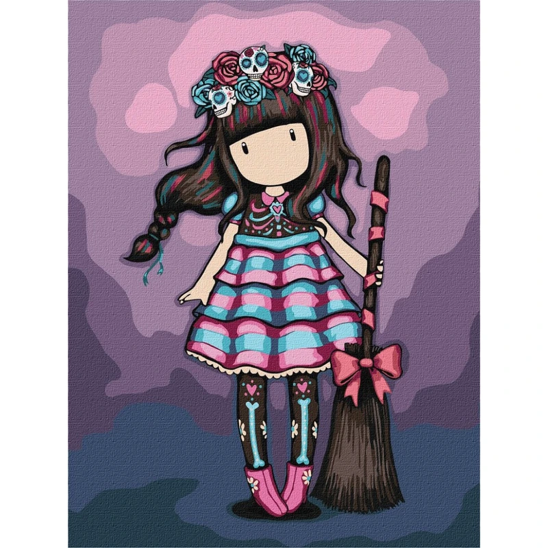 Картина за номерами "Frida Santoro Gorjuss Collection" KHO8675, 30х40 см — Ideyka