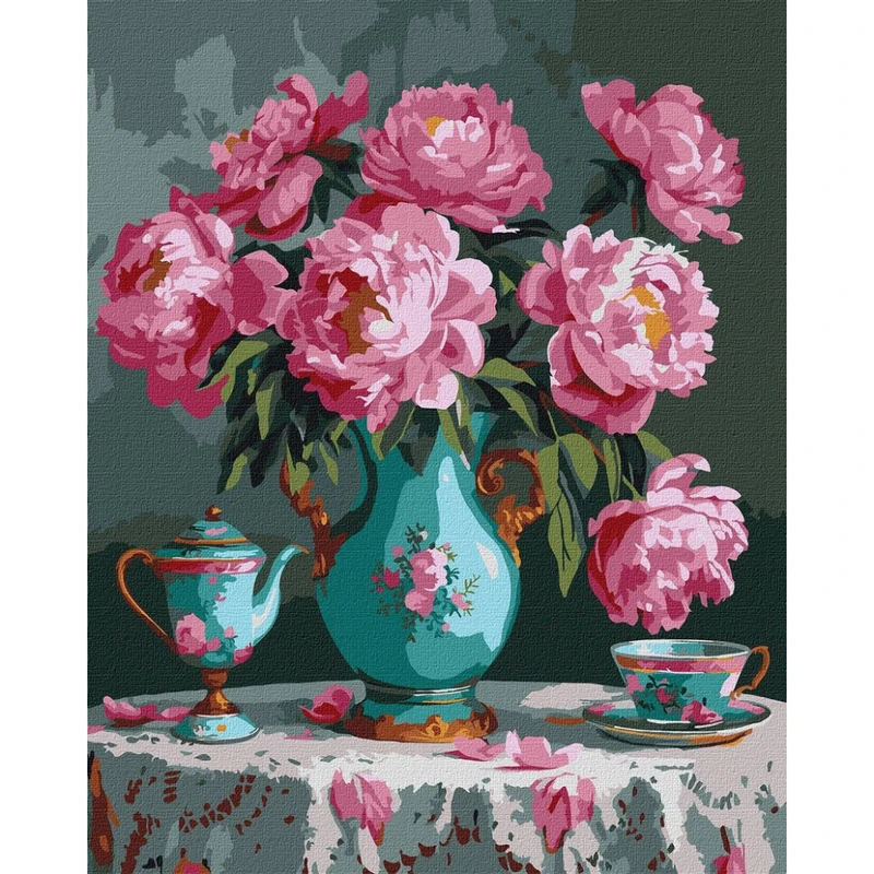 Картина за номерами "Ніжні кольори" KHO5709 30х40 см