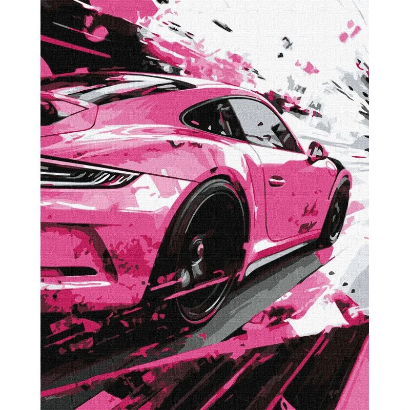 Картина за номерами "Рожевий стиль" ©art_selena_ua KHO5156, 40х50 см