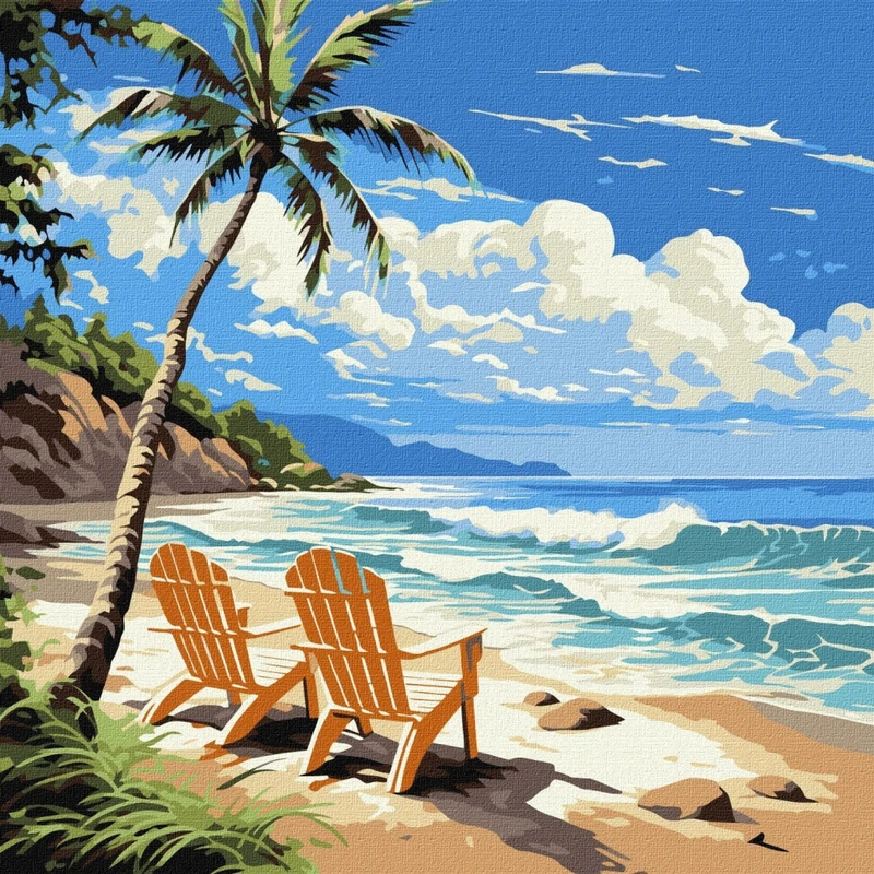 Картина за номерами "Світ для закоханих" ©art_selena_ua KHO2787, 30х30 см — Ideyka
