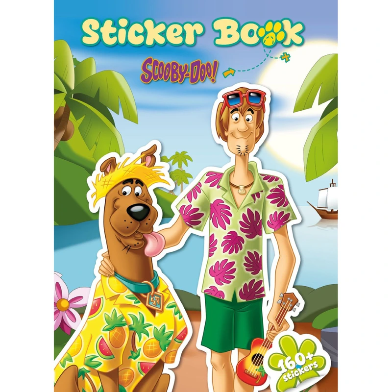 Набор для творчества Стікербук "Scooby-Doo: Пригоди Скубі" SBL0001, 160 наклейок — Ideyka