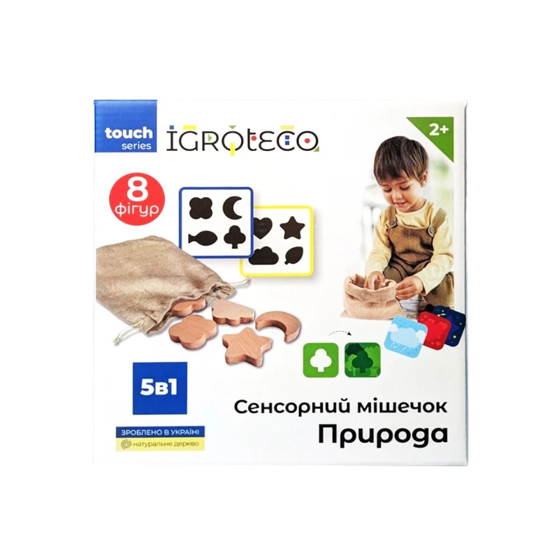 Сенсорний мішечок "Природа" Igroteco 900590 дерево — Igroteco
