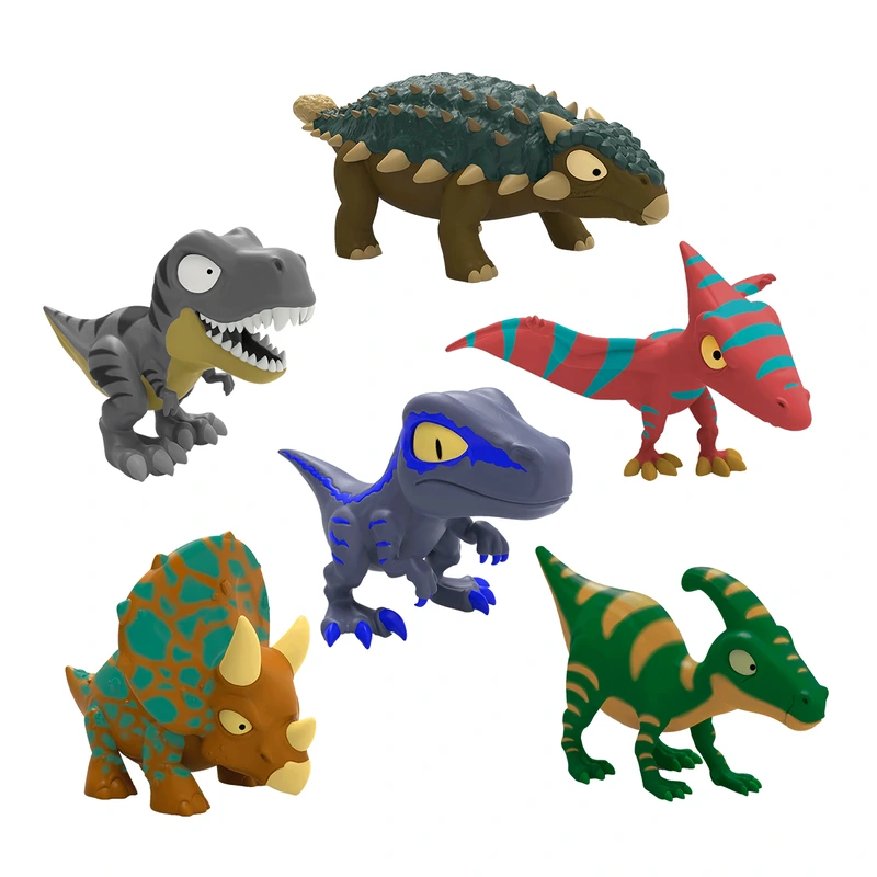 Ароматна бомбочка для ванни з іграшкою Inkee - ДИНОЗАВРИ (у диспл., в асорт.) — Inkee