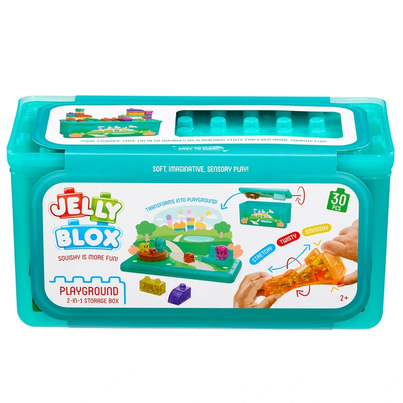 Сенсорний конструктор JELLY BLOX - У КЕЙСІ 2 В 1: ІГРОВИЙ МАЙДАНЧИК — Jelly Blox