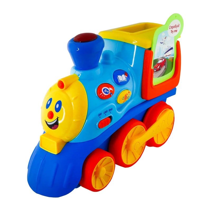 Інтерактивна двомовна іграшка KIDDI SMART – ПОТЯГ СМАРТІ (українська та англійська)