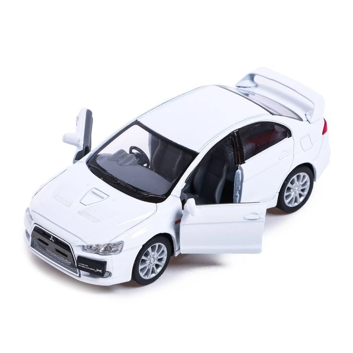 Автомодель легкова MITSUBISHI LANCER EVOLUTION X 1:36, 5" KT5329W  Білий — Kinsmart