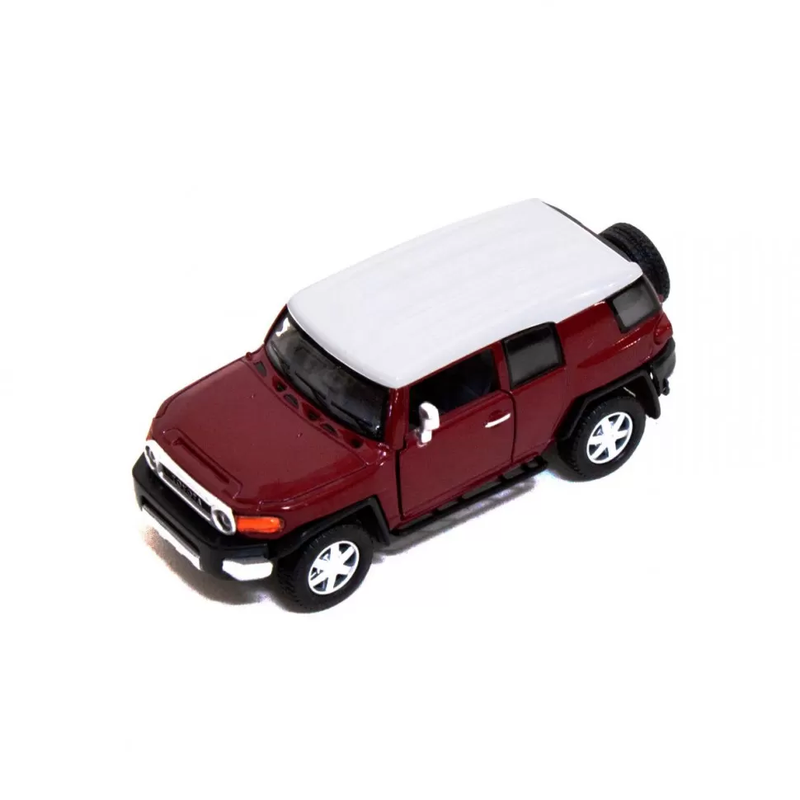 Дитяча залізна машинка TOYOTA FJ CRUISER КТ5343, інерційна  Червоний