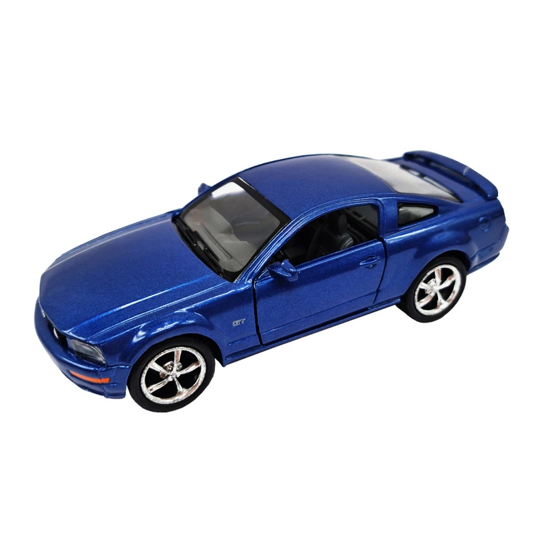 Інерційна машинка FORD MUSTANG GT 2006 Kinsmart КТ5091, 1:42 Синій — Kinsmart