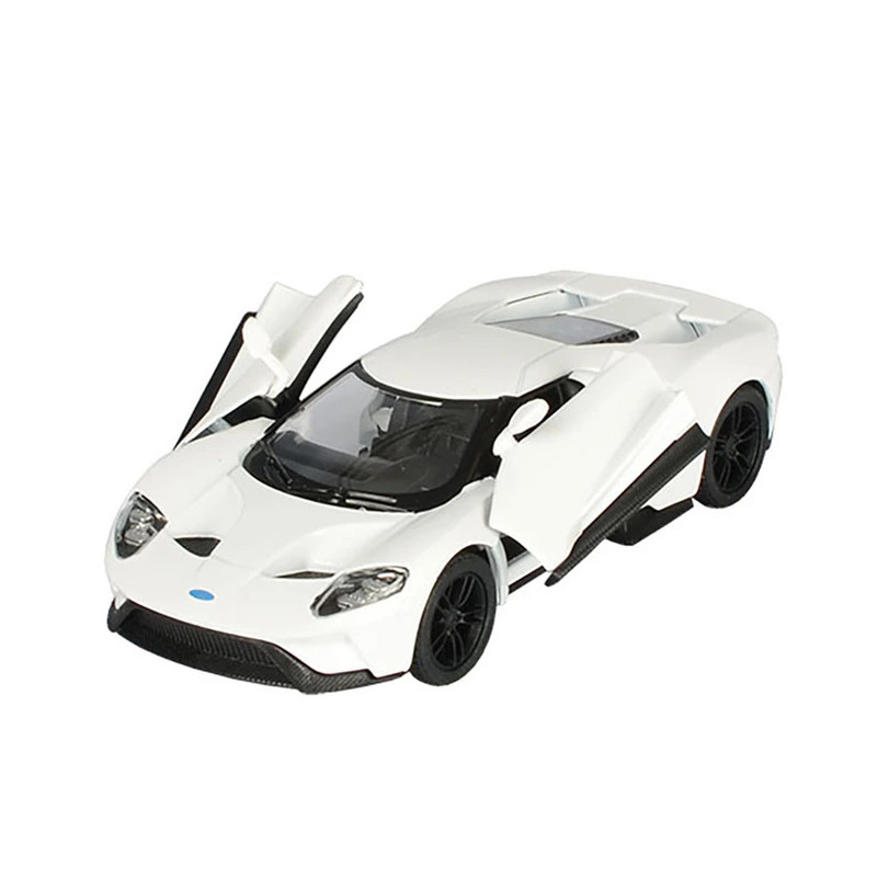 Інерційна машинка Kinsmart KT5391W металева, 1:38 Білий — Kinsmart