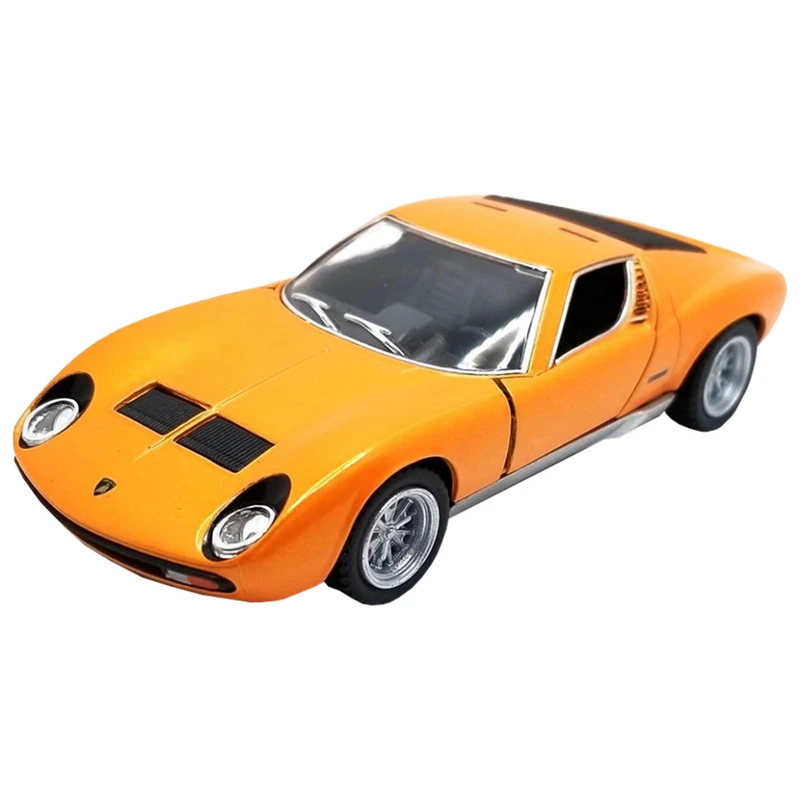 Колекційна машинка "Lamborghini Miura P400 SV" KT5390W(Orange) масштаб 1:42