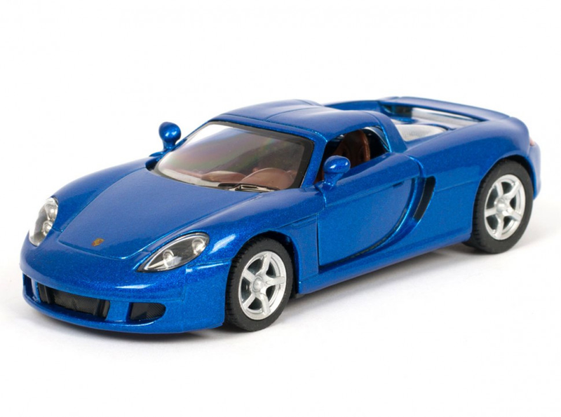Колекційна машинка Porsche Carrera GT KT5081W інерційна  Blue