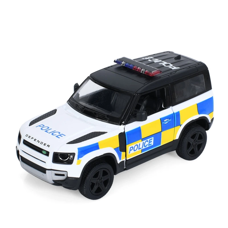 Машинка інерційна Джип Land Rover Defender 90 KT5428WP відчиняються двері, 1:36